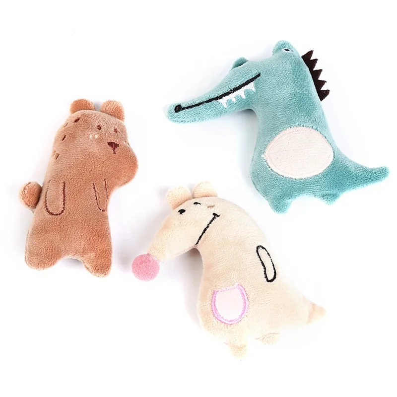 Cute Cartoon Shape Mouse Soft Cat Stuffed Animal Plush Toy with Catnip