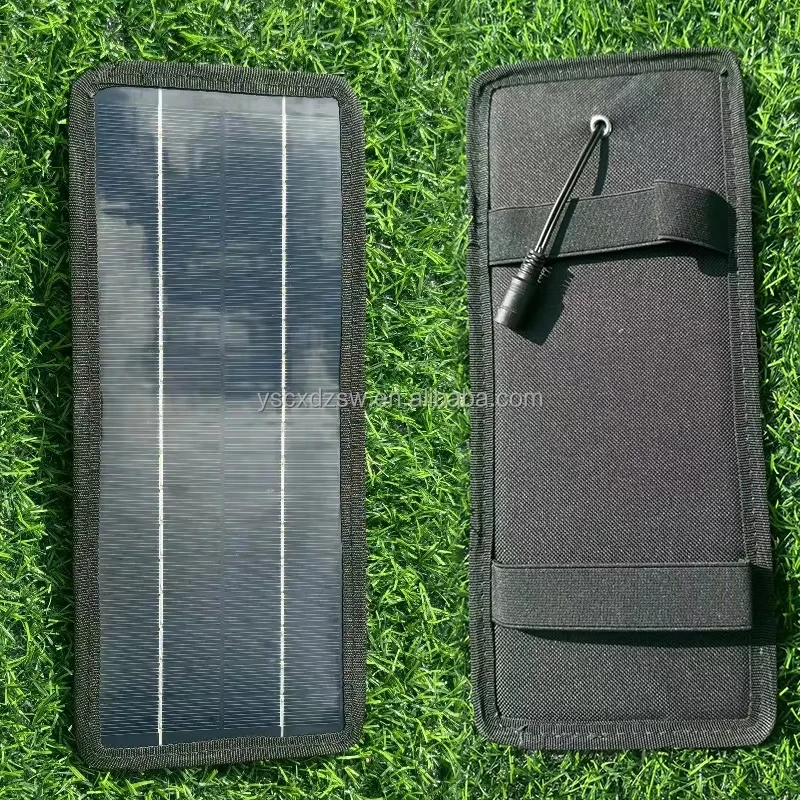 Portable Solar Panels Charger for Car Motorcycle Kick Scooter Efficient Battery Maintenance