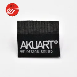 Garment Accessories silk screen printing custom washing care  satin label for clothing