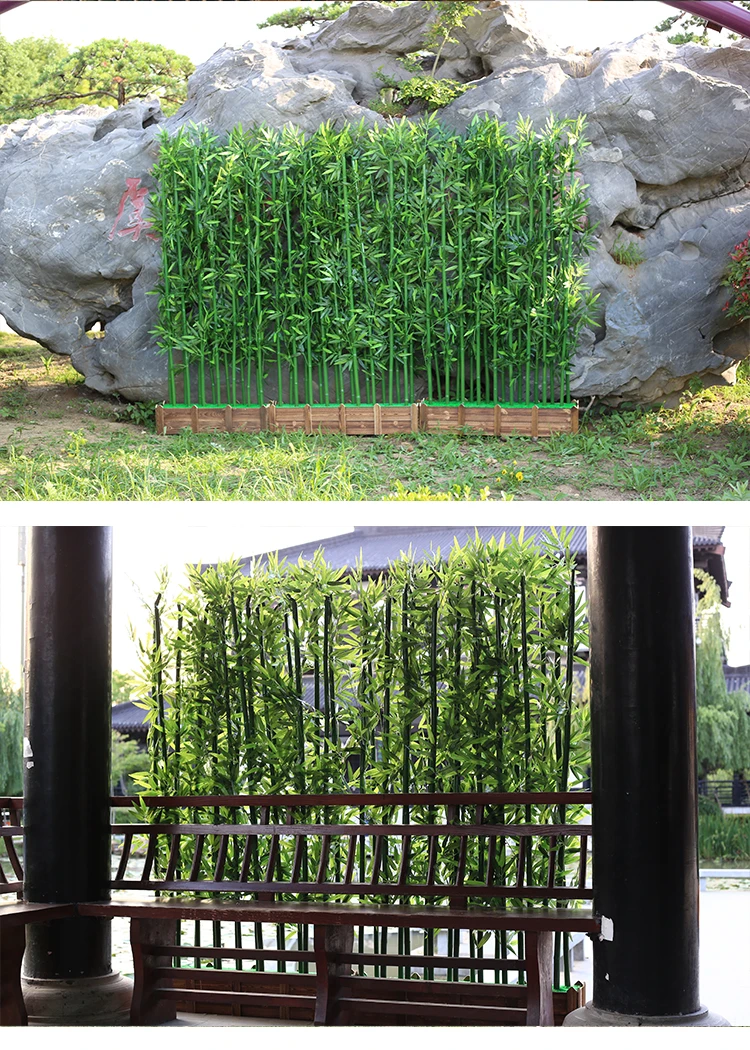 Оптовая продажа, китайское наружное и внутреннее украшение на удачу, искусственное бамбуковое дерево, искусственное бамбуковое дерево на продажу