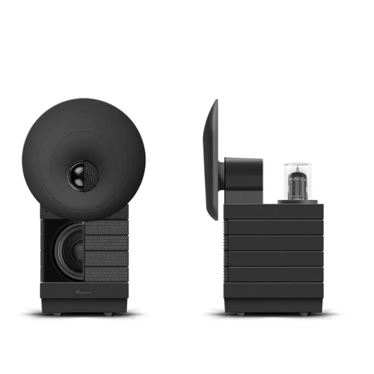 Горячая Распродажа в Америке современный дизайн вакуумная трубка черный маленький размер монитор класс динамик с разъемом для телефона музыкальных