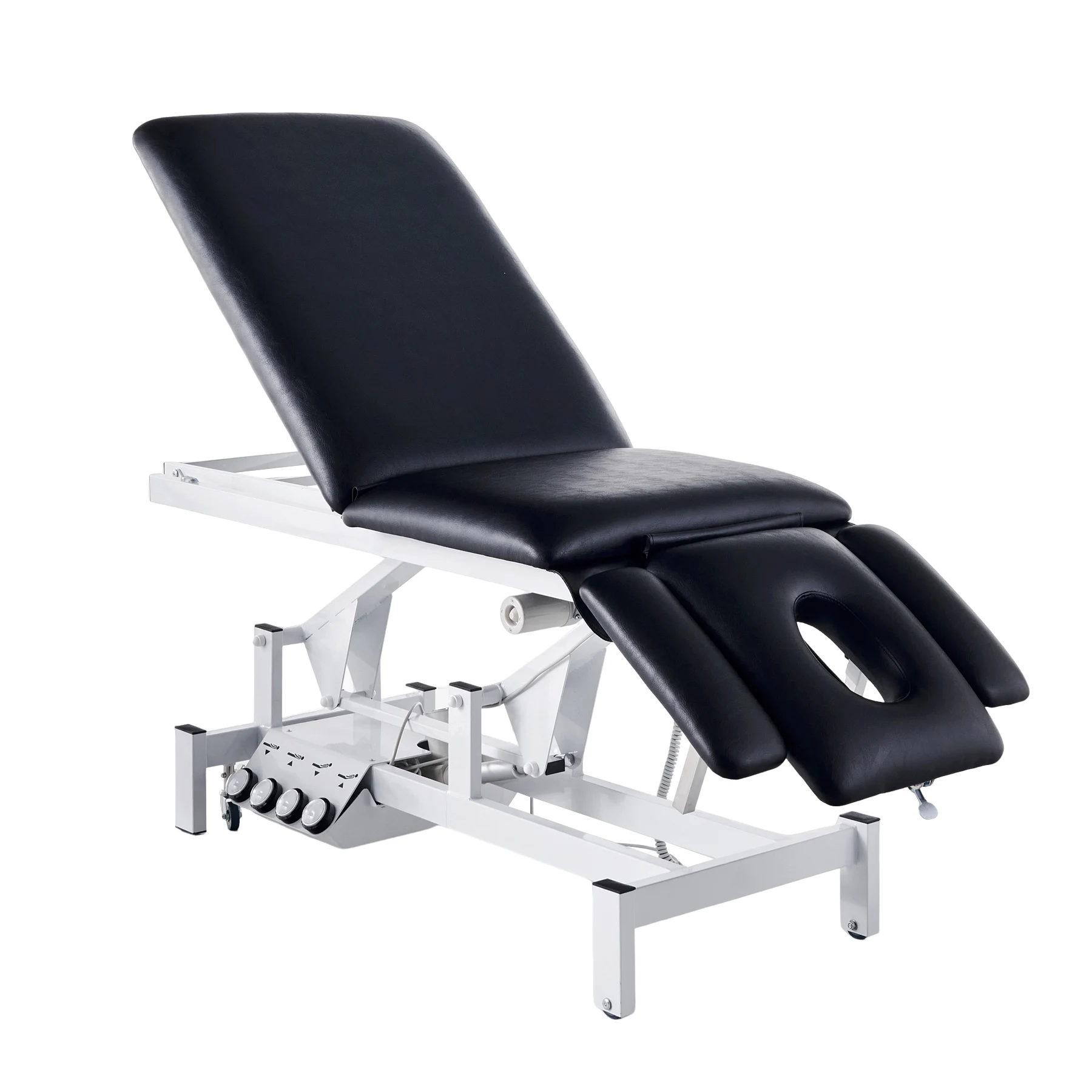 Luxury Salon And Nail Spa Furniture Black Grey Massage Facial Electric Beauty Bed