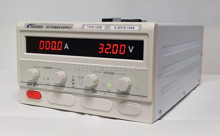 Twintex TP150-20S постоянный ток 20A Регулируемое напряжение высокой мощности DC лабораторный источник питания 150V