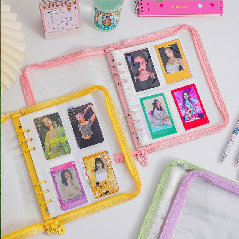 Kpop Photocard Holder PVC binder photo album for kpop card/sticker/photos Wholesale