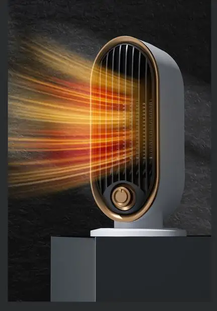 Dropshipping portable mini electric air space PTC room heater fan