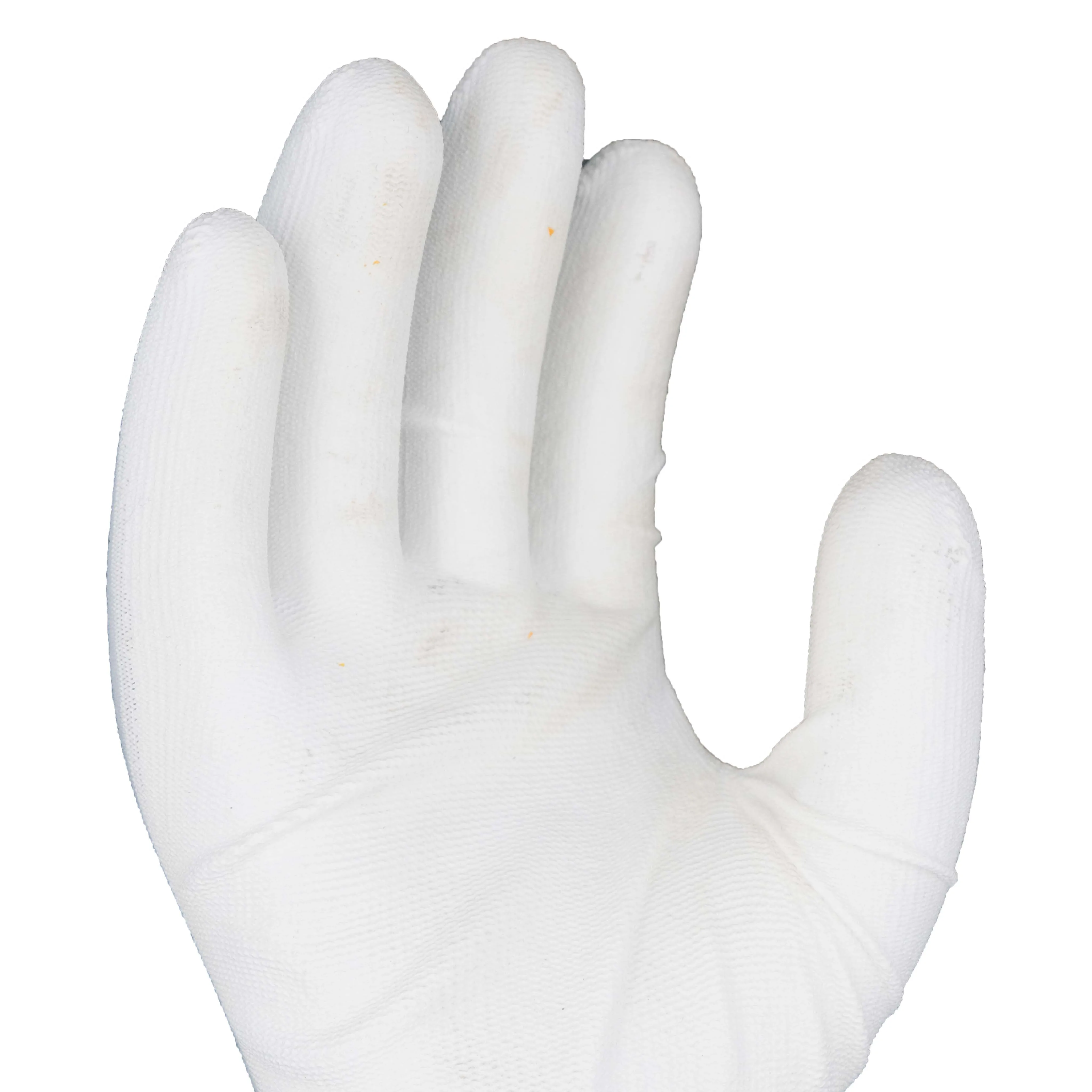 SKYEE cheap price pu polyester white color cotton garden work glove nylon anti cut guantes for general duty working
