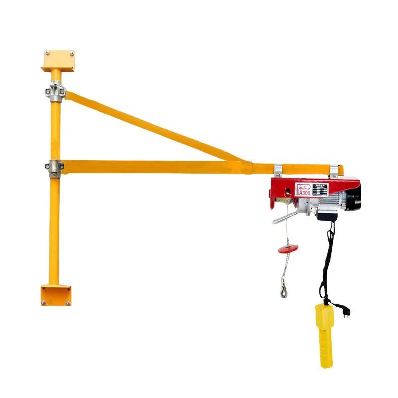 Портативный настенный кронштейн мини-кран Электрический подъемник для подъема строительных и отделочных