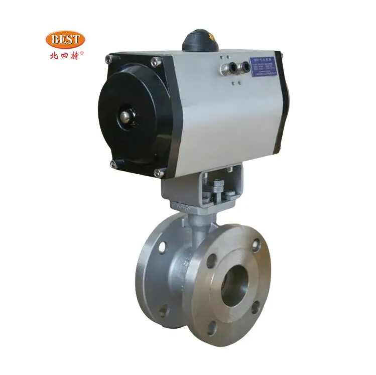 Valve wholesale Q810 Cast Iron Carbon steel Stainless Steel wafer flange 150mm butterfly valve for pneumatic control actuator