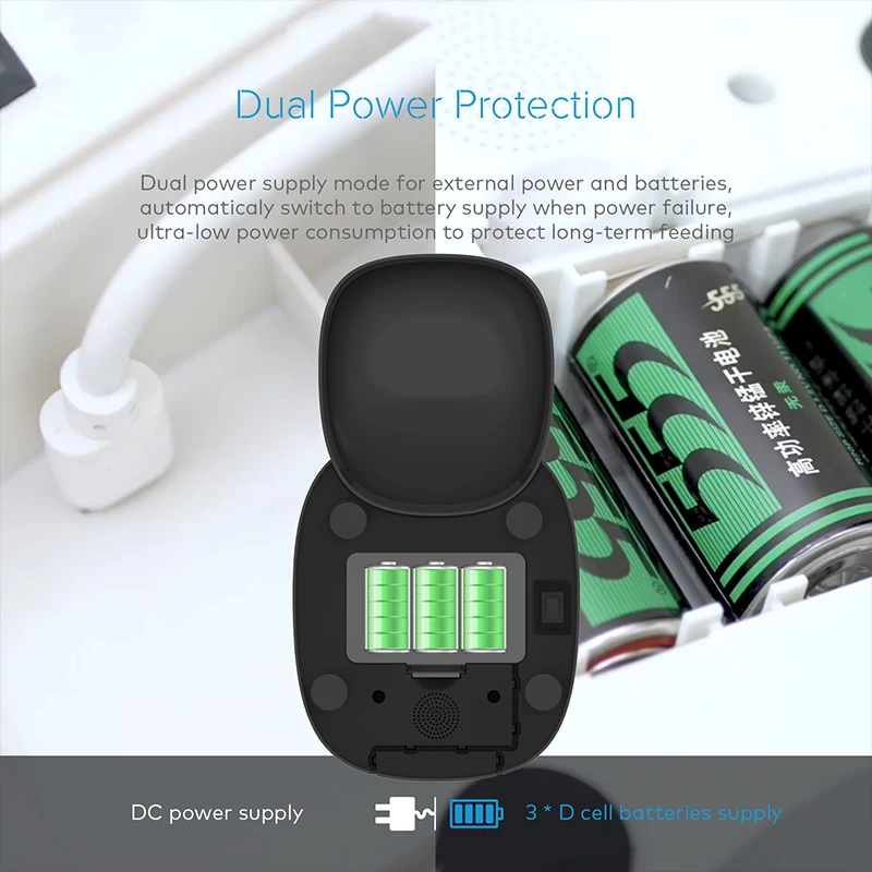 Wifi Auto Connected Smart Cat Dog Pet Feeders Outdoors Automatic Wifi Dog Cat Phone App Remote Control Smart Wifi Pet Feeder