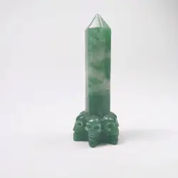 wholesale High Quality   Natural Fengshui Crystal Skulls Point Obelisk Rose Quartz Tower Crystal Point for decoration