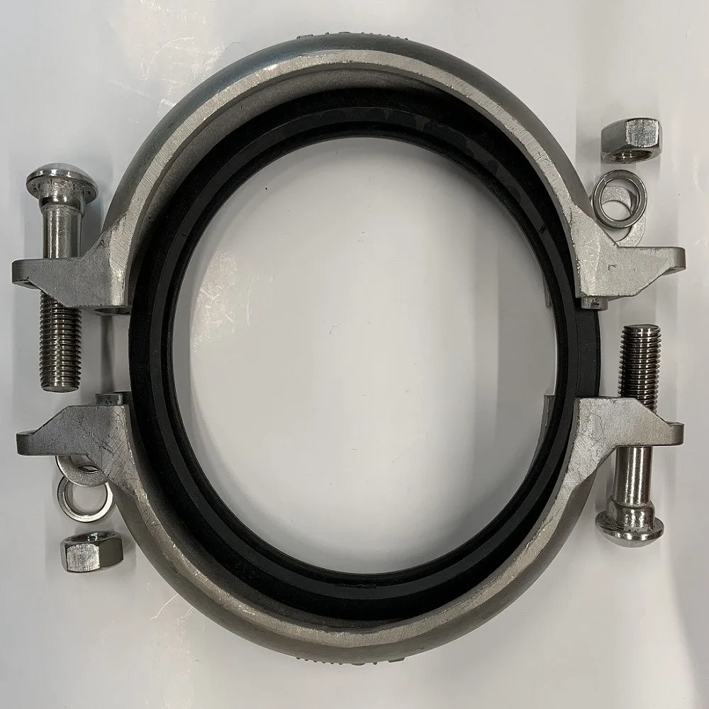 Dn150 Stainless Steel Grooved Coupling with 304 Bolts and Nuts