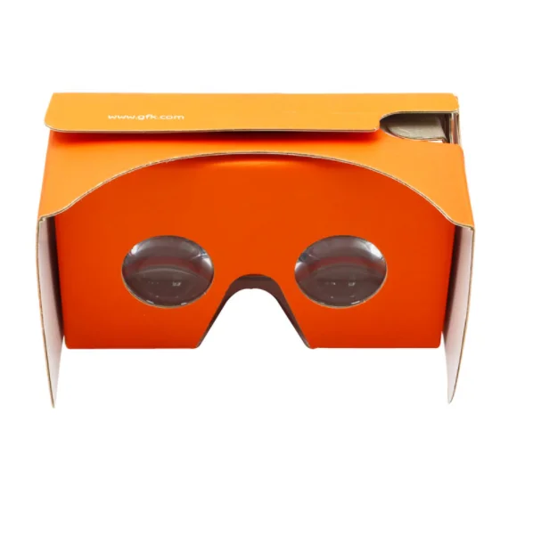 Newly Flat Design Vr Cardboard  3d Glasses Headset,Delicate Cardboard Vr 3d Glasses