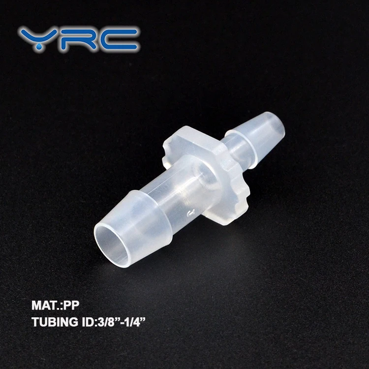 cheap mini plastic pp hose barb straight reducer pipe fitting