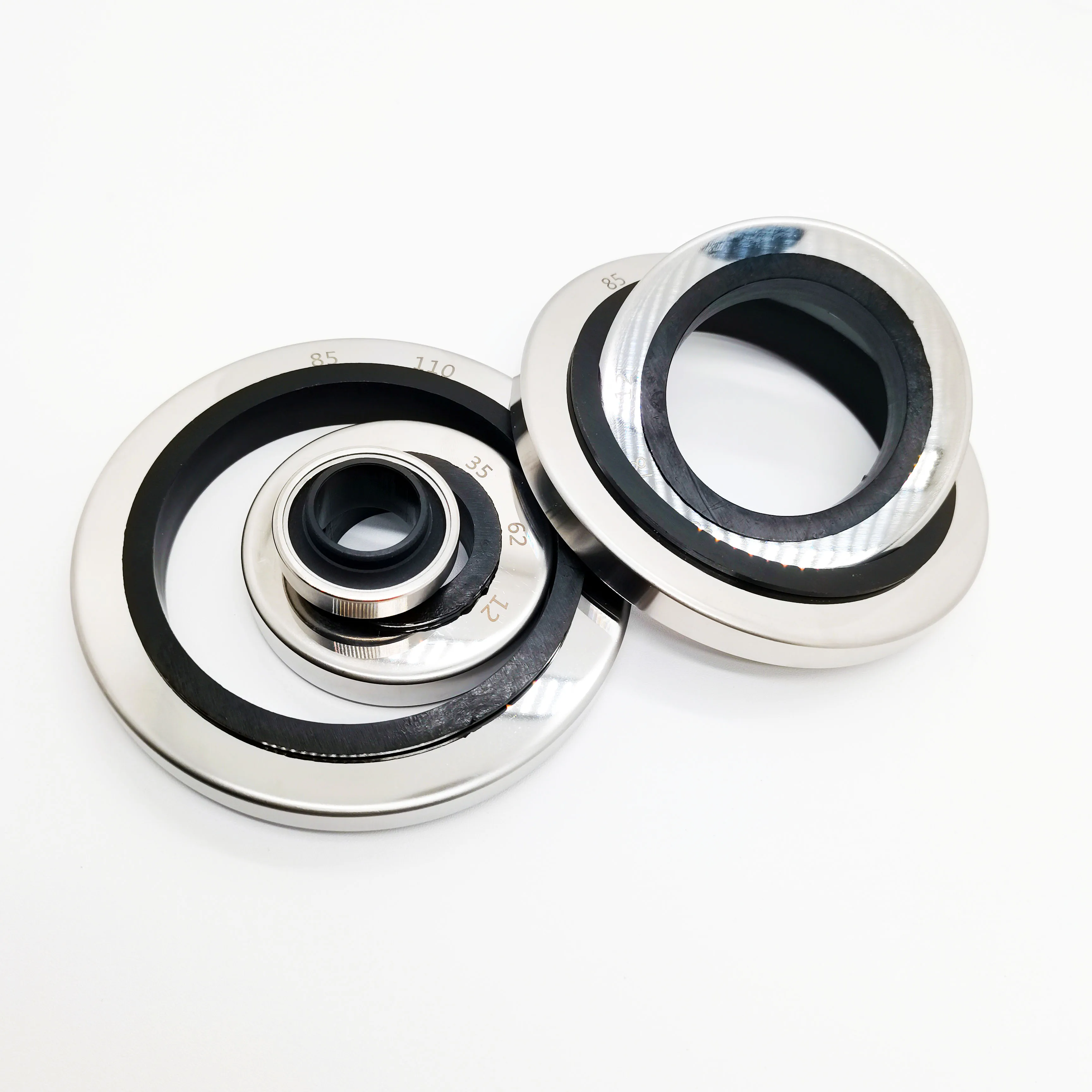 CFNAK PTFE Lip Oil Seal with Stainless Steel Housing Single lip and Dual Lip  Rotary Shaft Oil Seal