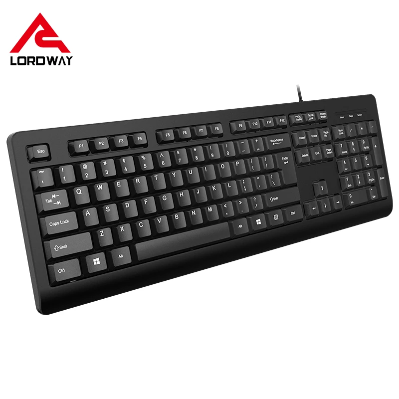 Classic Design Multi Layout 104 Key wired Keyboard for Desktop and Laptop