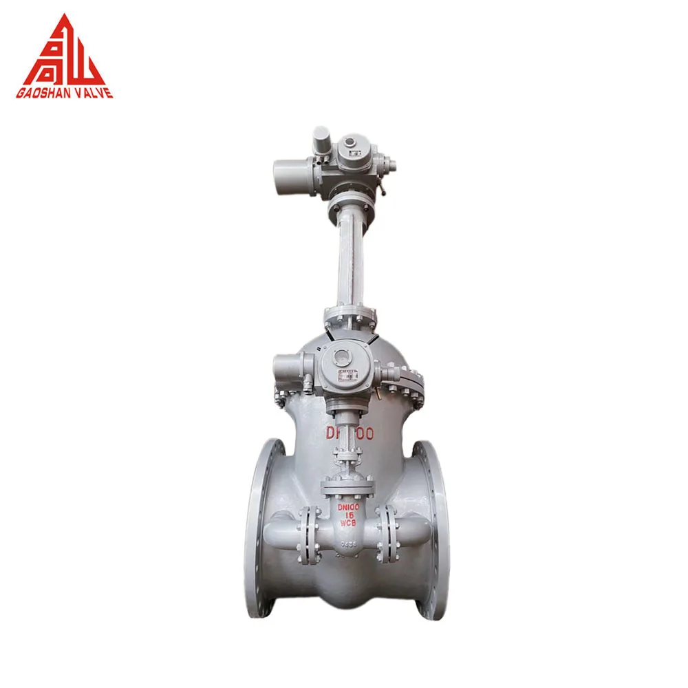 GOST Gate Valve Carbon Steel Russia Rising Stem Double Flange DN200 DN100 Gate Valve