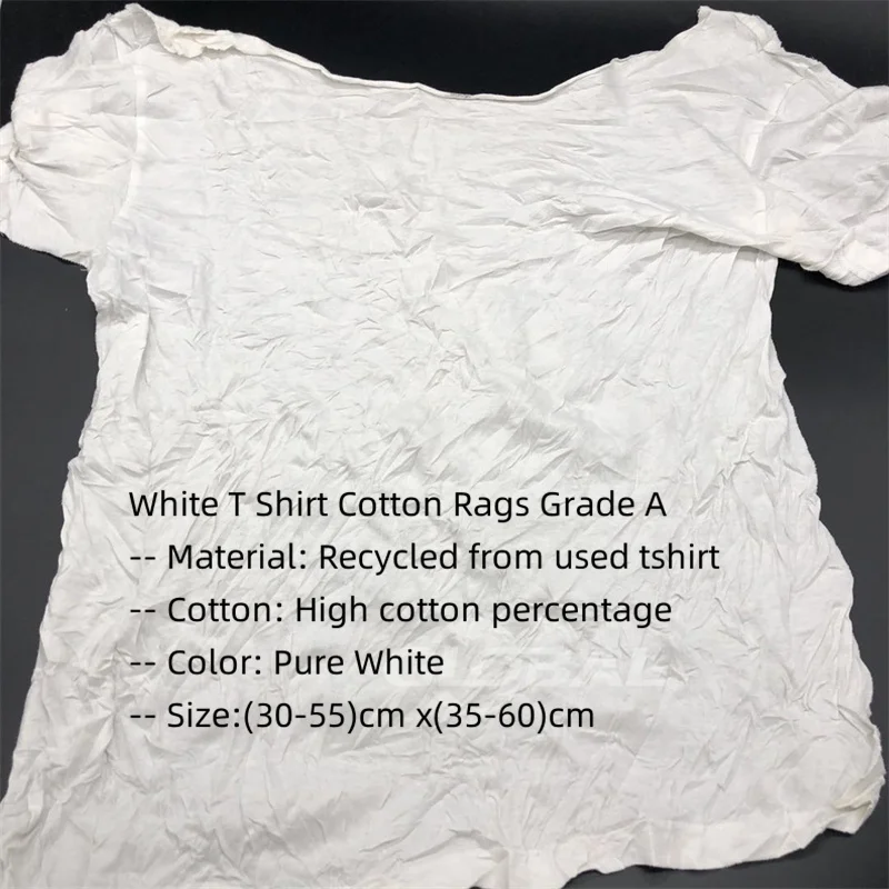Water & Oil Absorbency Oil Absorption Sterilized Bulk Rags Cotton RagsTextile Waste With Best Cotton Rags
