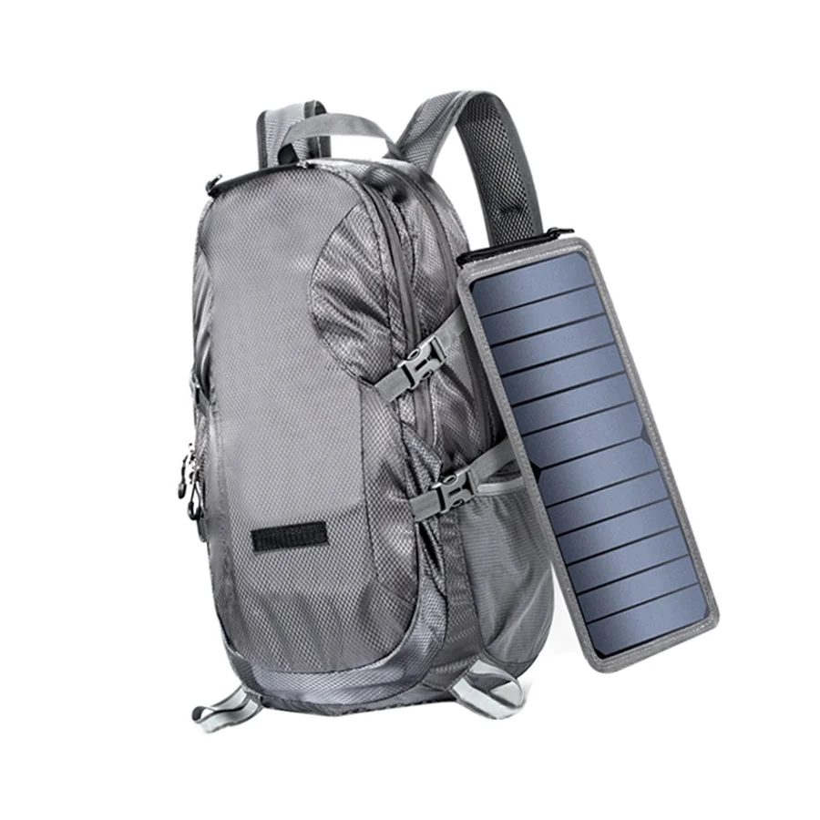 2025 Solar Panel Laptop Backpack Smart Waterproof Solar Backpack With Usb Charger