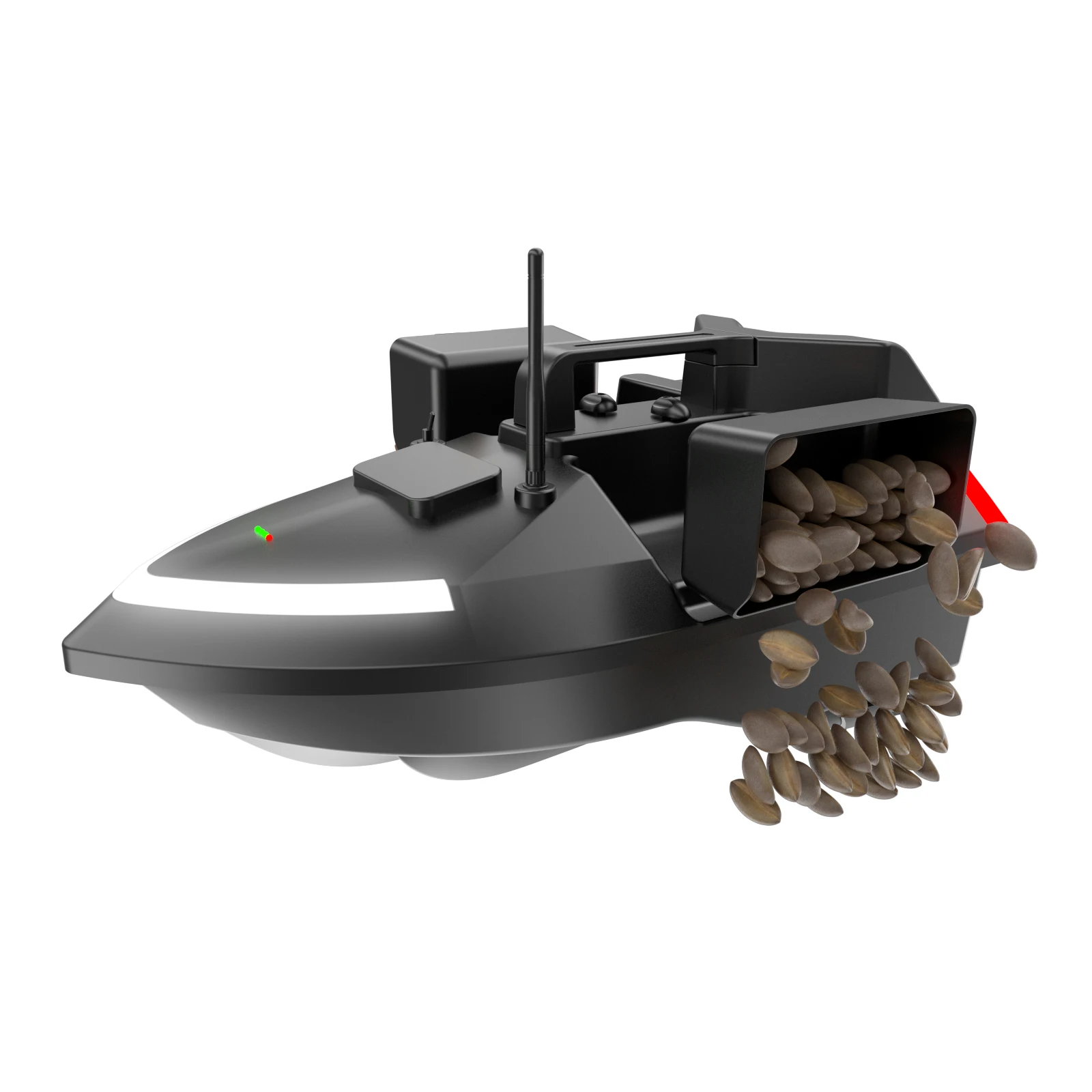 Flytec V801 One Hand Control 3 Bait Tanks 2KG Load Boat With Night Light 500M Auto Navigation RC Carp Fishing Bait Boat