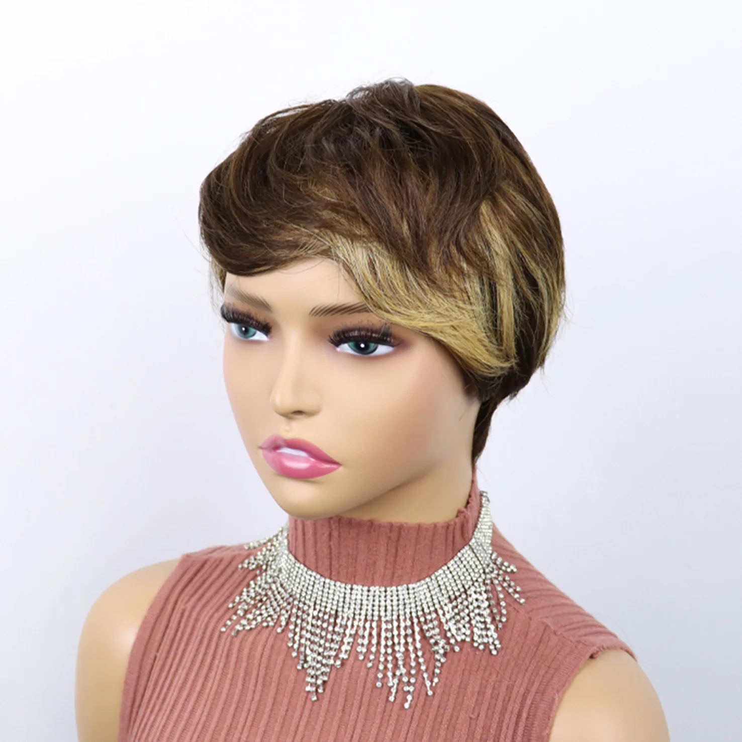 Cheap Factory Wholesale Cheap Natural Vietnamese Real Human Hair Wigs Indian Remy Hair Wigs