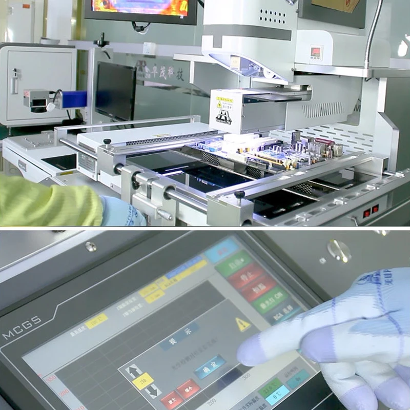 seamark large size intelligent BGA rework station ZM-R730A SMD  for industrial motherboard soldering repairing