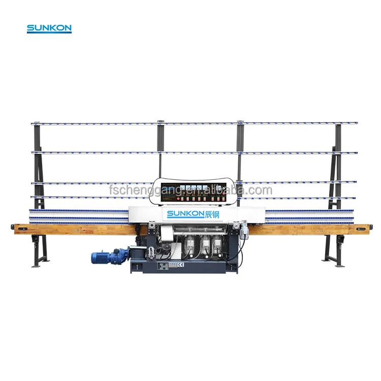 CGZ5325 5 Motors Straight Line Glass Edging Polishing Grinding Machine