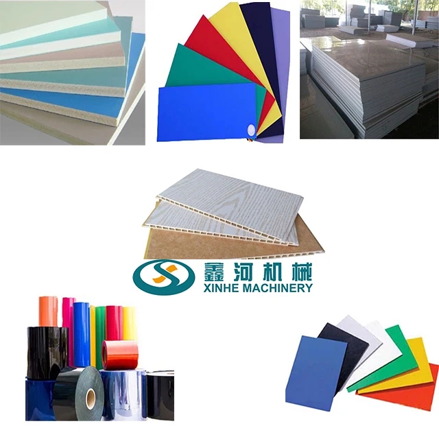 Wood Sawdust Sheets Board Making Machine Wpc Pet Pp Fluted Comugated Plastic Easy Operation Pvc Extrusion Machine PVC Powder