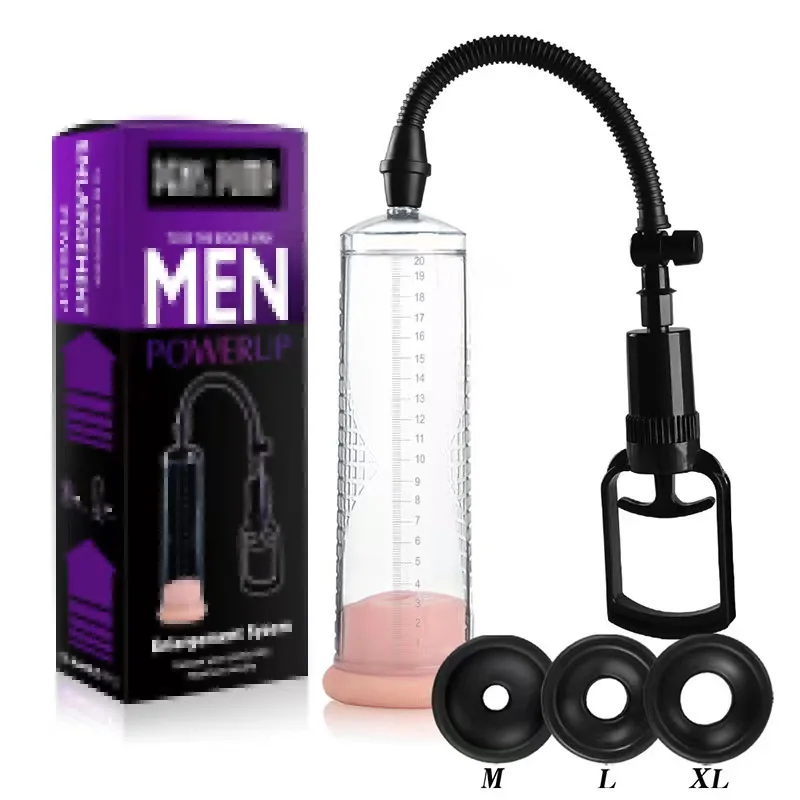 Male penis sucking training delay increase vacuum electric manual increase pump
