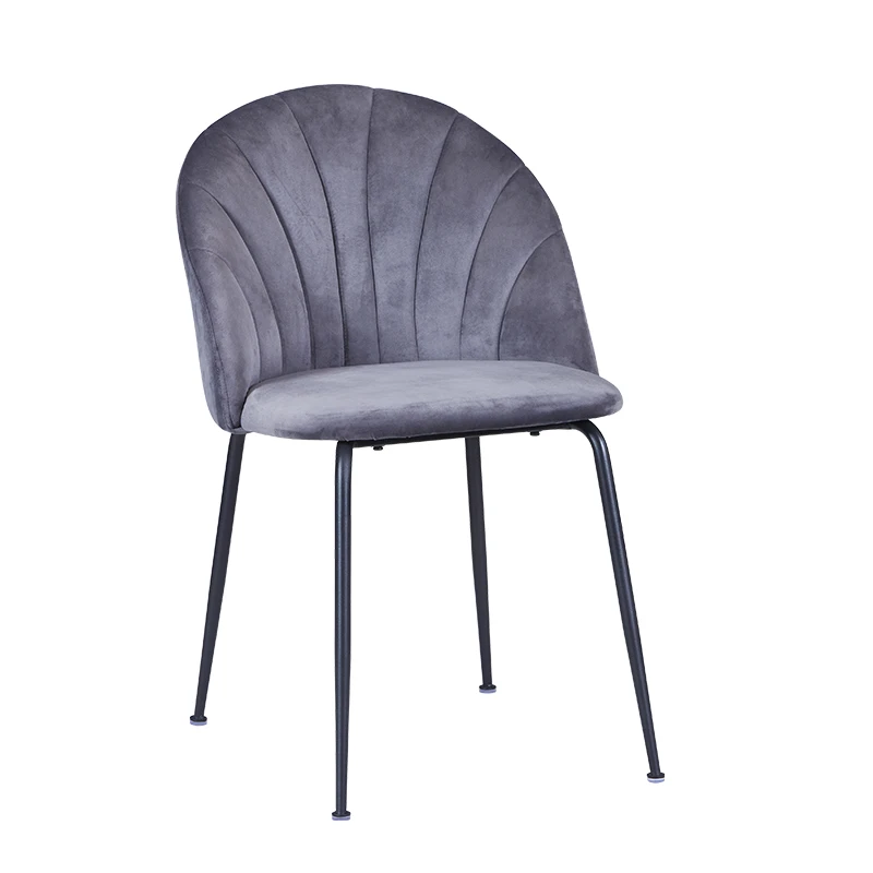 Мебель для ресторана в скандинавском стиле, Современные Бархатные обеденные стулья из ткани с обивкой