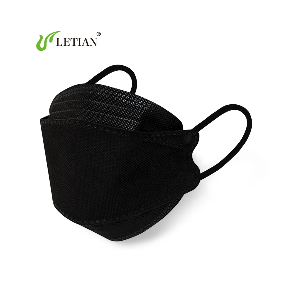 Letian  4  ply custom KN95 protective kn95mask  cubrebocas 3D   kf94mask korea baby mask kf94 fish mask