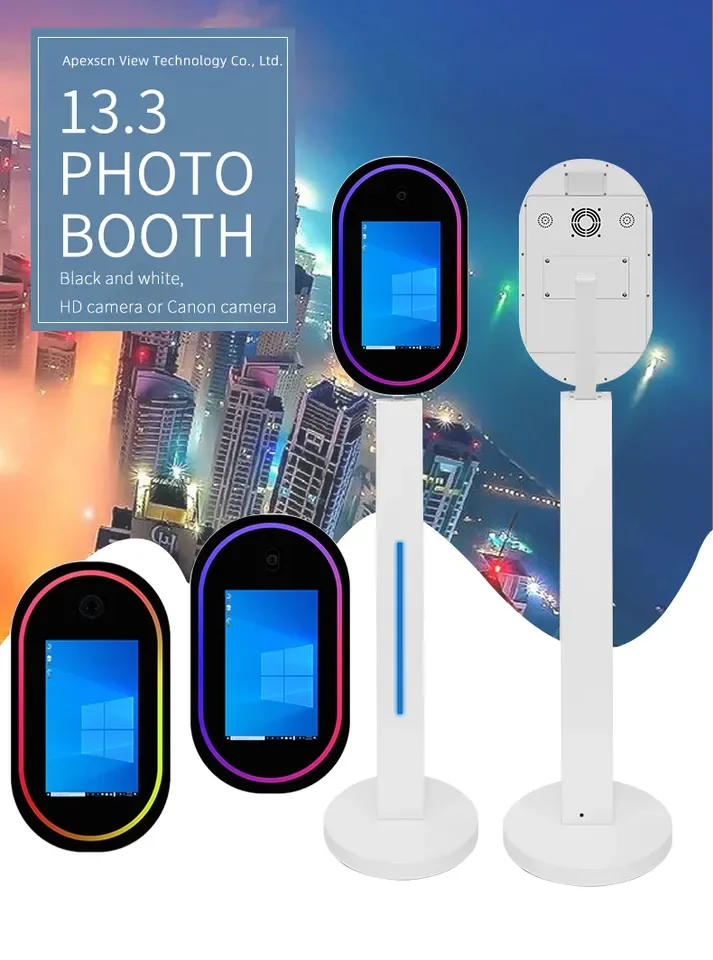 13.3 Inch Hot Sale Mirror PhotoBooth Set Wedding Party Rental High Quality Mirror Photo Booth Frame Photo Booth Mirror Booth