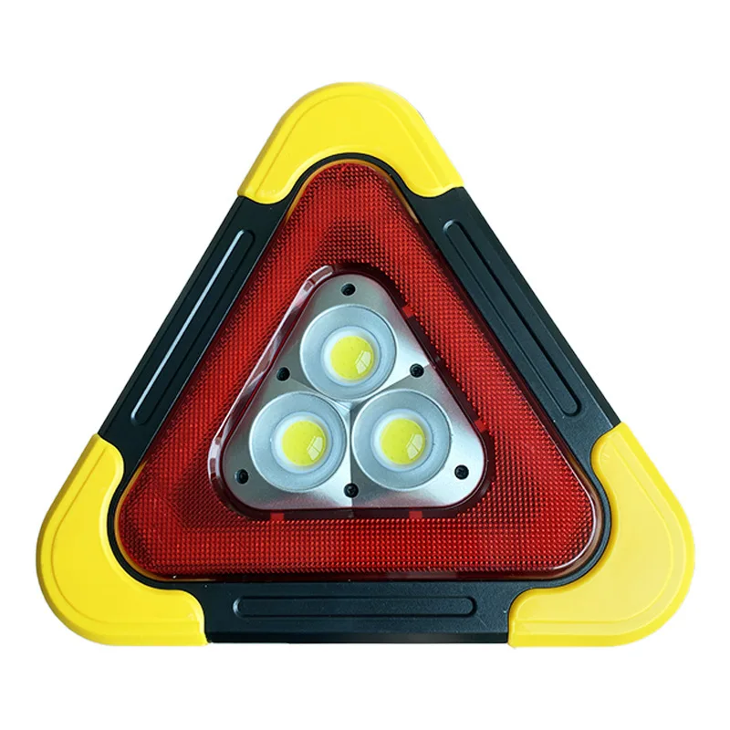 Wholesale Triangle Traffic Warning Light Led Multi Functional Automotive Emergency Light Solar Charging Triangle Signal Sign