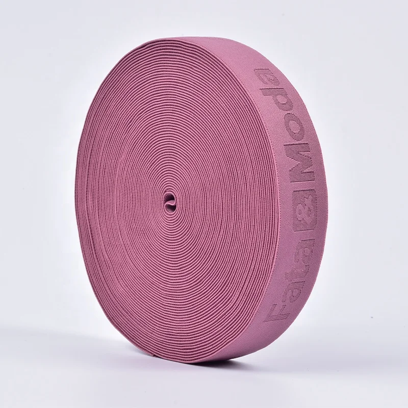 Factory Wholesale Stock Nylon Stretch Knitted Elastic Band for Waistband Sports Pants