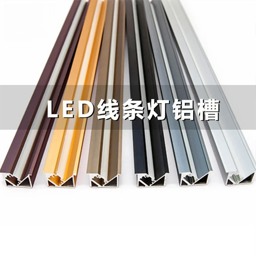 EU In Stock Factory Direct Sale Aluminum Kitchen Profiles Cabinet Surfaced Mounted Strip Light Profile