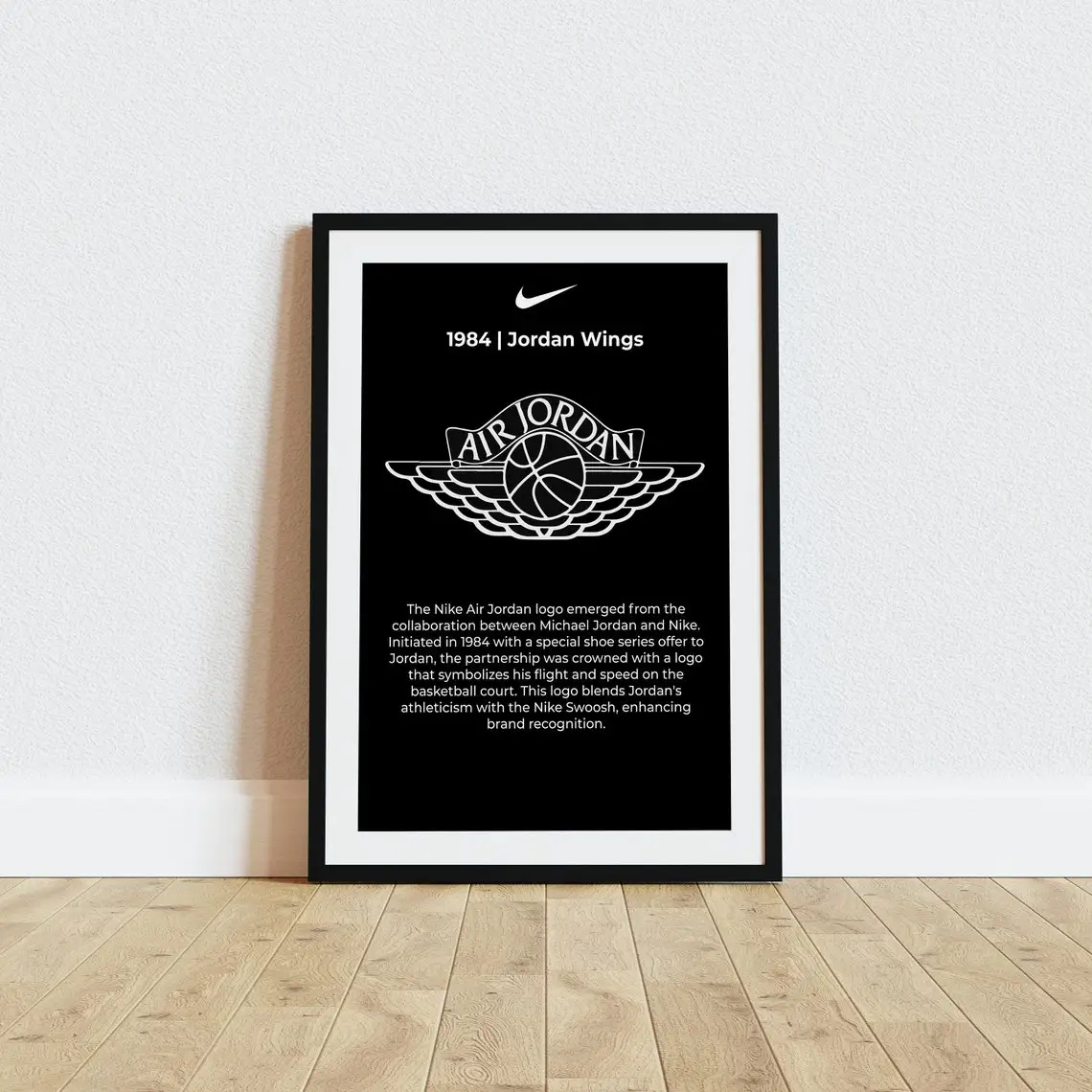 SQ Luxury Poster Logo Quote Black Design Logo History Poster Set of 3 Wall Decoration Print Canvas Motivation Poster