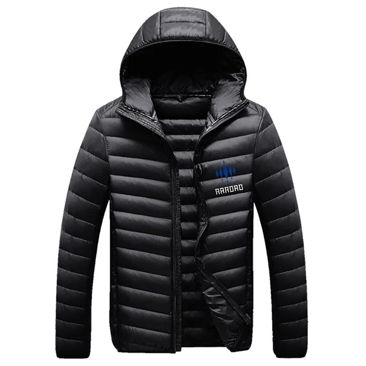 
2021 New 1pc Custom Logo OEM China Manufacturing Blue Black Stitching Waterproof Heated Puffer Bubble Down mens padded jacket 