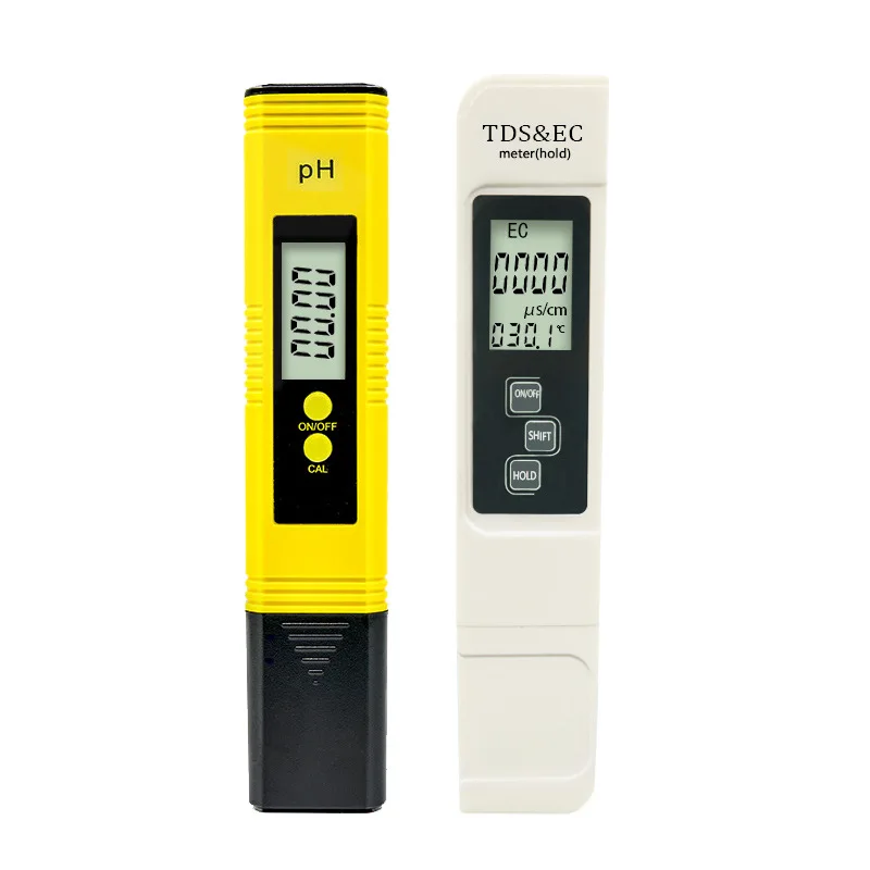 Ph-02 Water Quality Pen Water Quality Tester EC Conductivity test Pen Fish tank Swimming Pool pH ph test Strips
