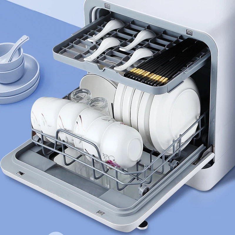 Smart Dishwasher Fully Automatic Compact Mini Portable Without Installation Dish washer RV Apartment Kitchen Dishwasher Machine