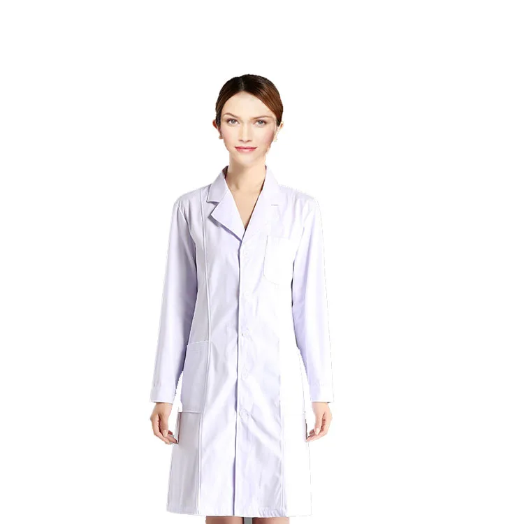 High quality Unisex Hospital doctor lab coat white uniform