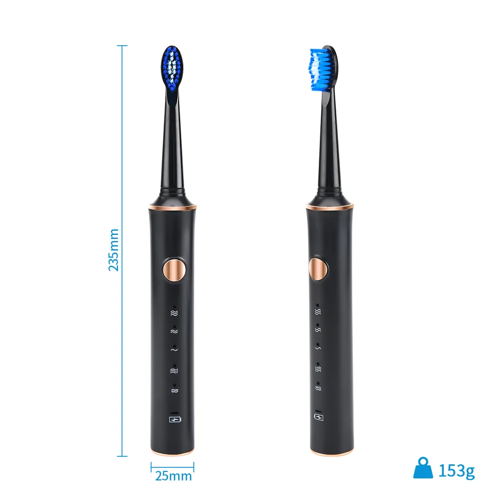 5 режимов уход за полостью рта автоматическая высокой мощности перезаряжаемые зубная щетка IPX7 водостойкая электрическая машинка для стрижки Sonic зубная щетка