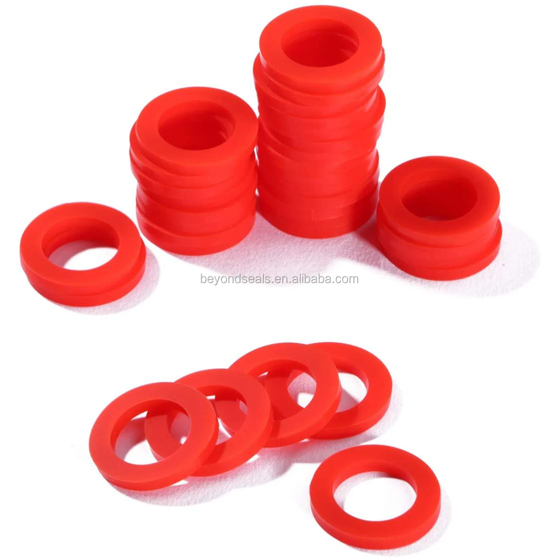 Custom moulded solid silicone gaskets