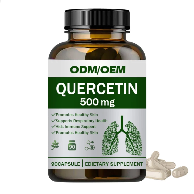 ODM/OEM Herbal Health Supplement Sophora Japonica Extract Vitamin 500mg Bromelain With Quercetin Capsules For Immune Support