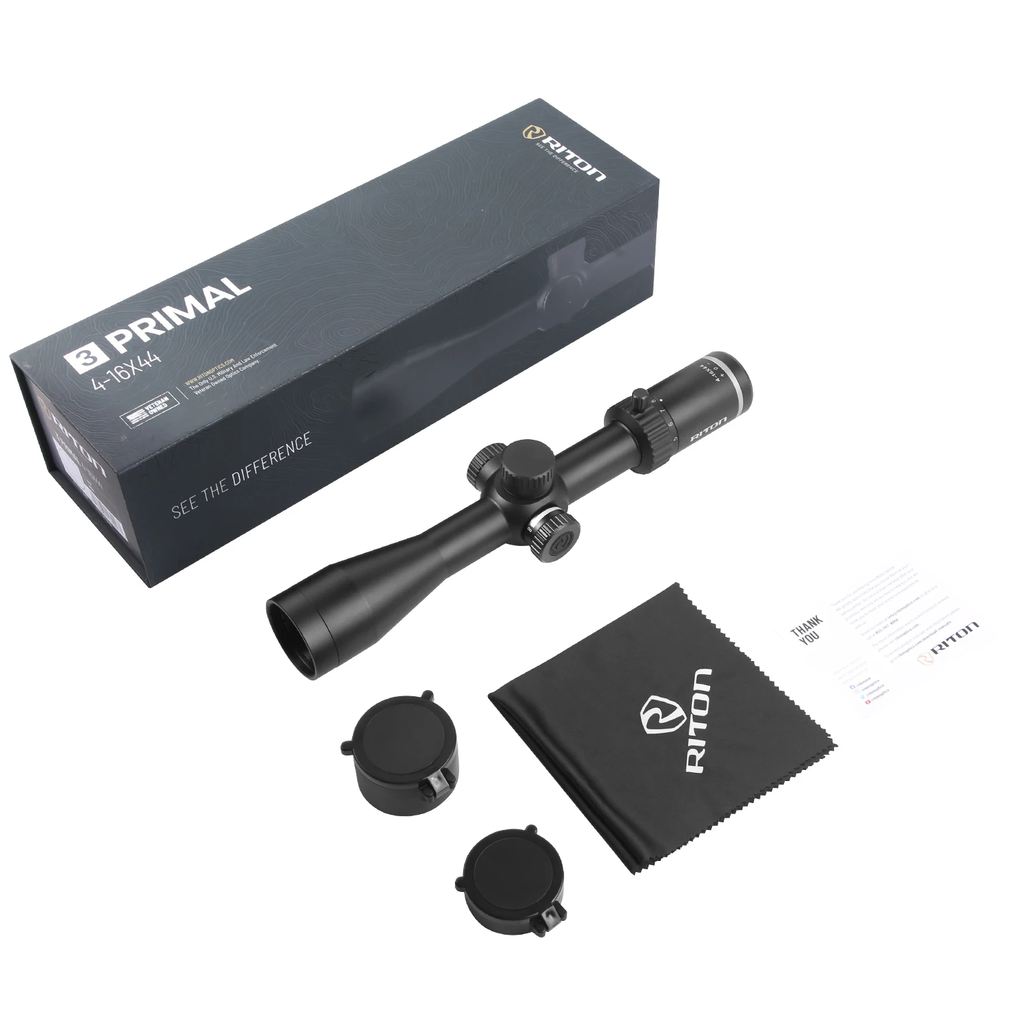 RITON 1 PRIMAL 4-16x44 SFP Long Range Scope Outdoor Hunting Equipment HD Glass Zero Resettable Scopes & Accessories