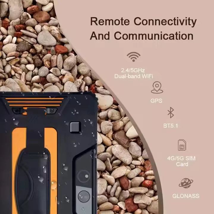 ED12-5G защищенный планшет водонепроницаемый IP68 противоударный NFC сканер штрих-кода 4G LTE 10 1 дюймов 6GB 128GB Android 12 0 планшетный ПК