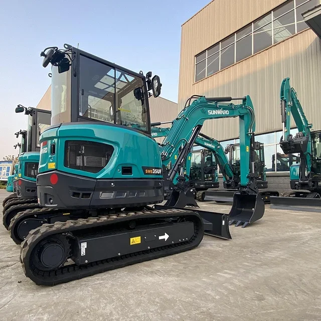 Новое поступление экскаватор sunward микро 35 тонн Землеройная техника используется в Китае мини-экскаватор swe35uf/swe35