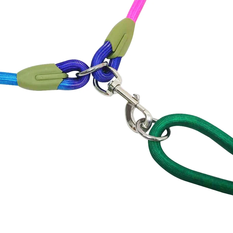 Soft & Comfortable Six-Action Dog Training Pet Leash with Multi-Function Snap Hook Hands-Free for Dog Controlling