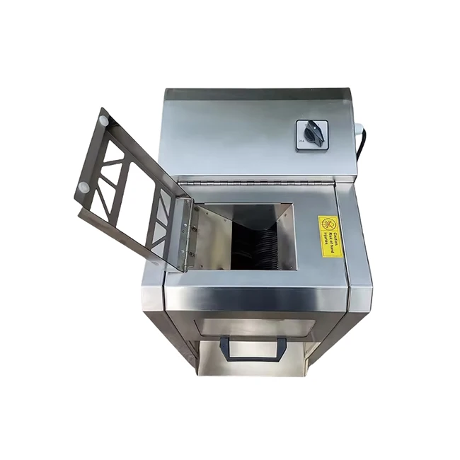 Frozen Fresh Pork Fish Diced Chicken Breast Cube Cutting Machine Electric Meat Cube Cutting Machines Chopped Meat Machine