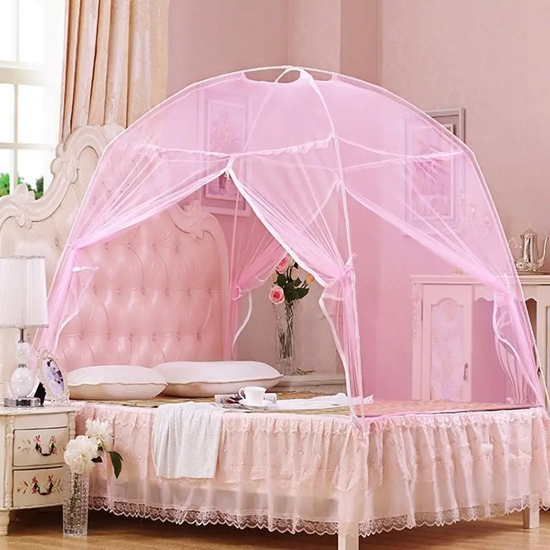 Popular Bedroom Folding Mesh cover Portable Mosquito Net Tent adults mosquito net folding mosquito nets for twin bed