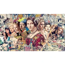 Famous Women Collection Mona Lisa and Marilyn Monroe Posters and Prints Canvas Paintings Wall Art Pictures for Living Room Decor