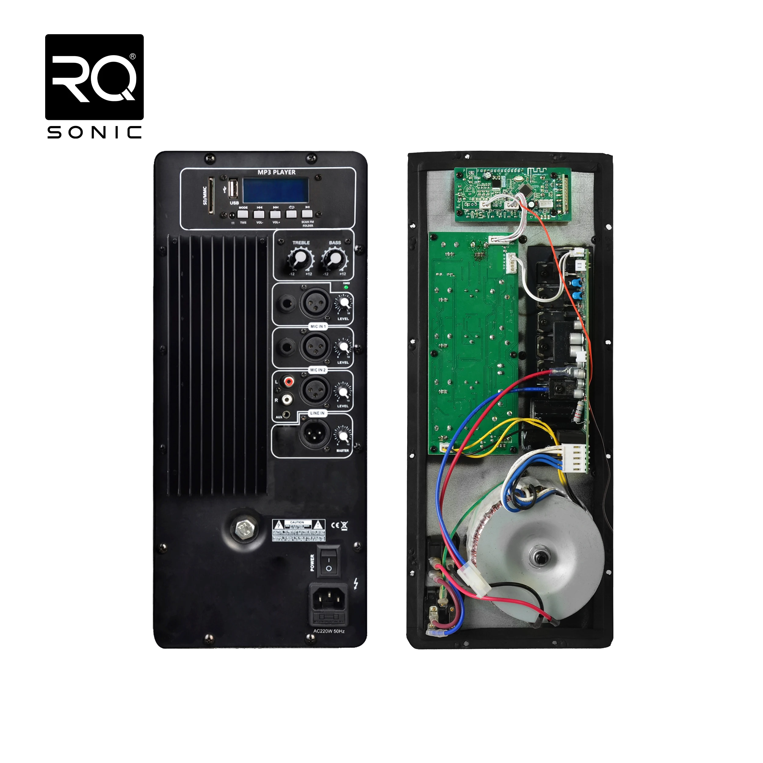 RQSONIC APH-220W Amplifier Board Professional Class H Audio Amplifier Module for Active Speaker